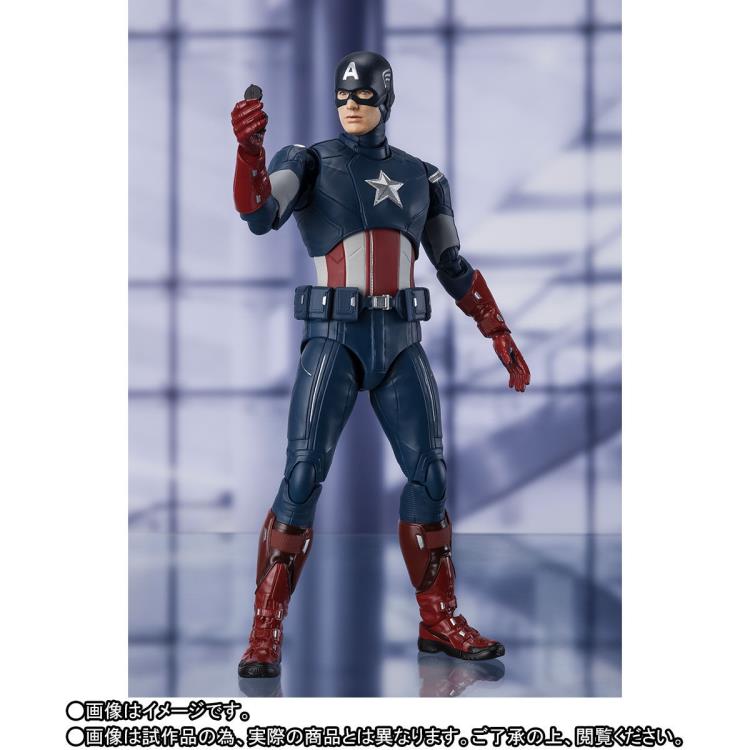 Pedido Figura Captain America (Cap vs. Cap) - Avengers: Endgame - S.H.Figuarts marca Bandai Spirits escala pequeña 1/12