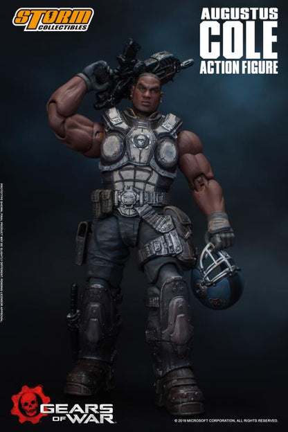 Pedido Figura Augustus Cole - Gears of War marca Storm Collectibles escala pequeña 1/12