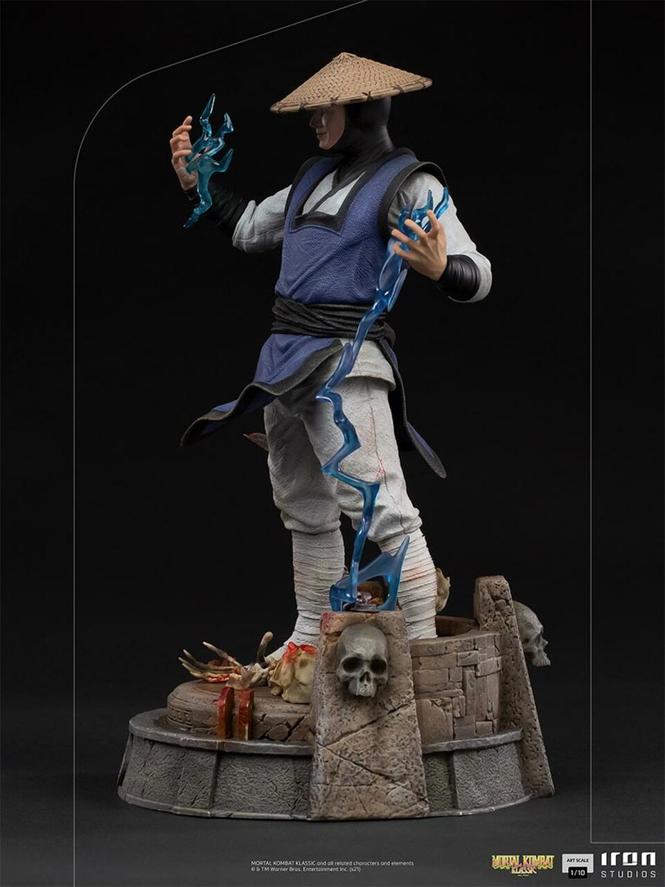 Pedido Estatua Raiden - Mortal Kombat marca Iron Studios escala de arte 1/10