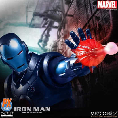 Pedido Figura Iron Man (Stealth Armor) - PX Previews Exclusive - Marvel One:12 Collective marca Mezco Toyz escala pequeña 1/12