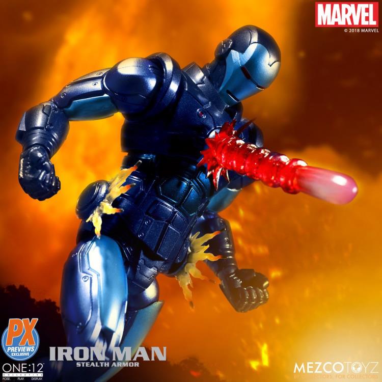 Pedido Figura Iron Man (Stealth Armor) - PX Previews Exclusive - Marvel One:12 Collective marca Mezco Toyz escala pequeña 1/12