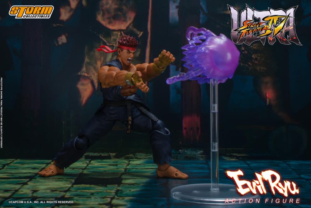 Pedido Figura Evil Ryu - Ultra Street Fighter IV marca Storm Collectibles escala pequeña 1/12