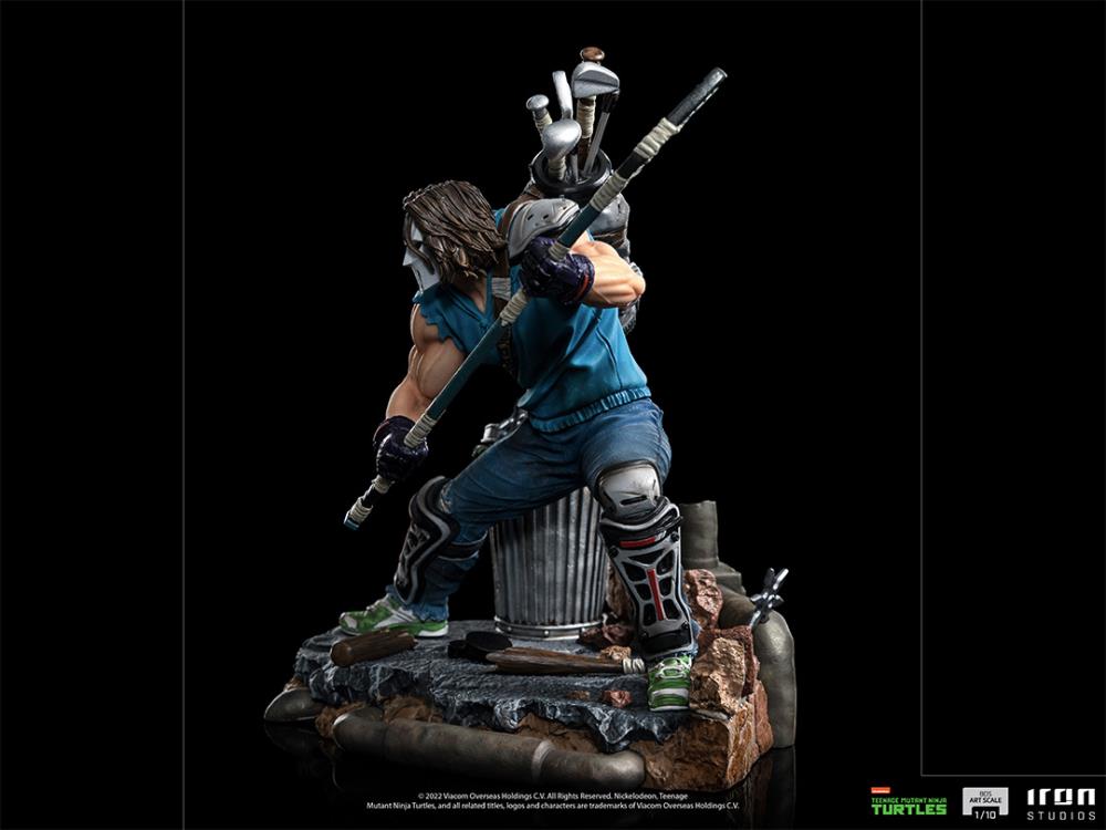 Pedido Estatua Casey Jones - TMNT - Battle Diorama Series (BDS) - marca Iron Studios escala de arte 1/10