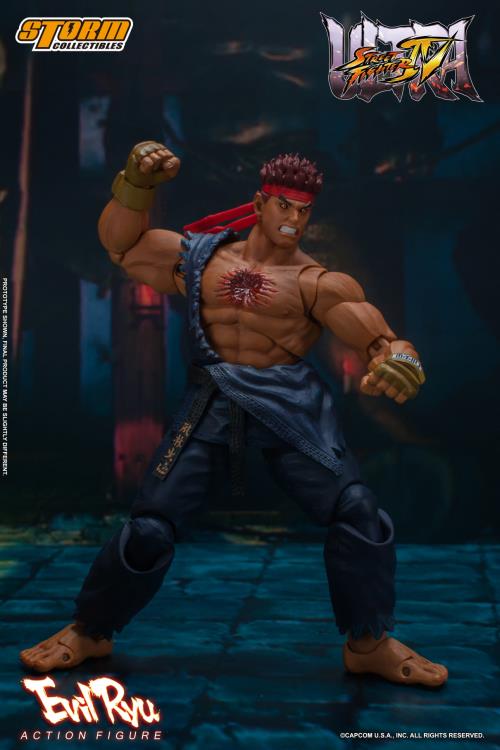 Pedido Figura Evil Ryu - Ultra Street Fighter IV marca Storm Collectibles escala pequeña 1/12