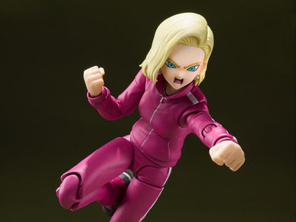 Pedido Figura Android 18 (Universe Survival Saga) (Exclusive) - Dragon Ball Super - S.H.Figuarts marca Bandai Spirits escala pequeña 1/12