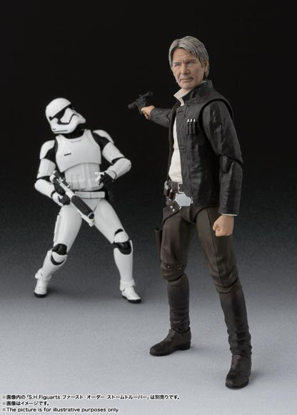 Pedido Figura Han Solo - Star Wars: The Force Awakens - S.H.Figuarts marca Bandai Spirits escala pequeña 1/12