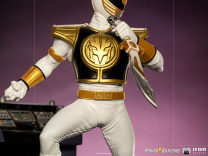 Pedido Estatua White Ranger - Mighty Morphin Power Rangers - Battle Diorama Series (BDS) - marca Iron Studios escala de arte 1/10