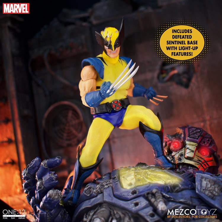 Pedido Figura Wolverine Deluxe Steel Box Edition - Marvel One:12 Collective marca Mezco Toyz 76536 escala pequeña 1/12