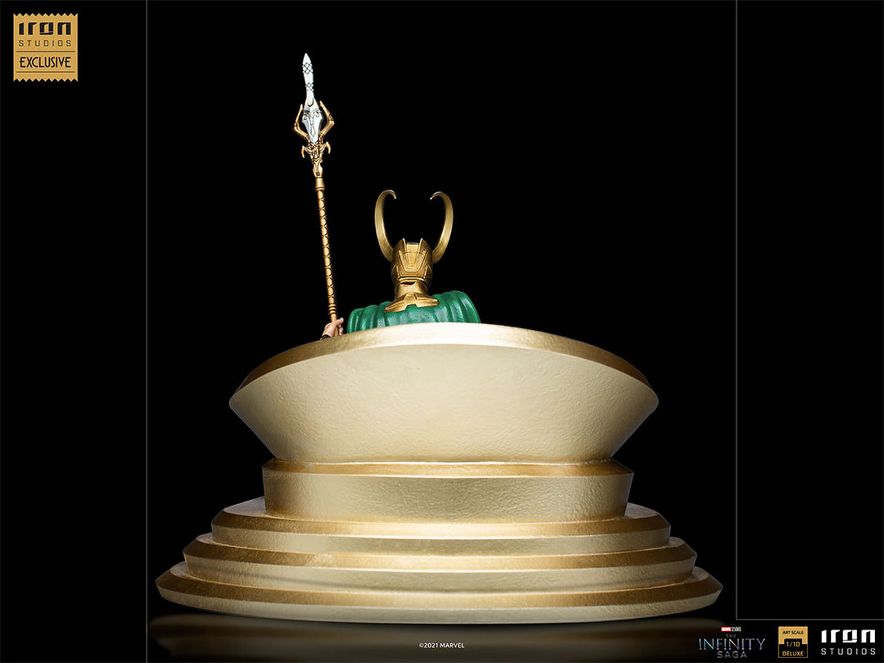 Pedido Estatua Loki on throne - Infinity Saga - CCXP Exclusiva marca Iron Studios escala de arte 1/10