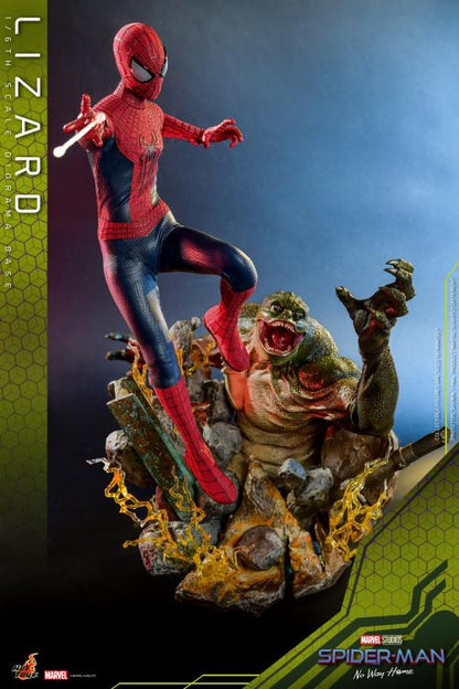 Preventa Base Diorama Lizard - Spider-Man: No Way Home marca Hot Toys ACS013 escala 1/6