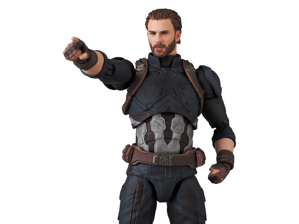 Pedido Figura Captain America - Avengers: Infinity War - MAFEX marca Medicom Toy No.122 escala pequeña 1/12