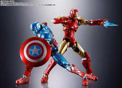 Pedido Figura Tech-On Captain America - Tech-On Avengers - S.H.Figuarts marca Bandai Spirits escala pequeña 1/12