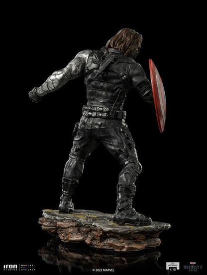 Preventa Estatua Winter Soldier - The Infinity Saga - Battle Diorama Series - marca Iron Studios escala de arte 1/10