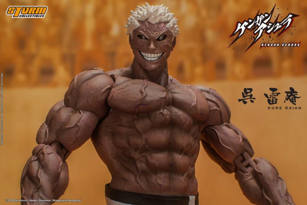 Pedido Figura Kure Raian - Kengan Ashura marca Storm Collectibles SYKA02 escala pequeña 1/12