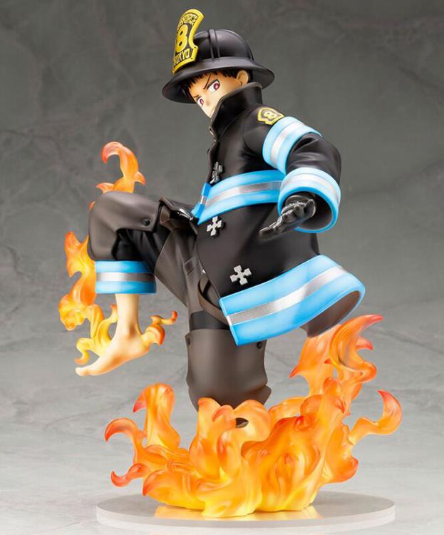 Pedido Estatua Shinra Kusakabe (con bono) - Fire Force - ArtFX J marca Kotobukiya escala 1/8