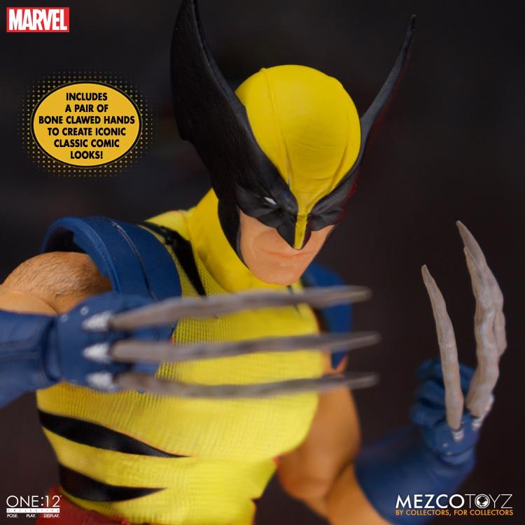 Pedido Figura Wolverine Deluxe Steel Box Edition - Marvel One:12 Collective marca Mezco Toyz 76536 escala pequeña 1/12