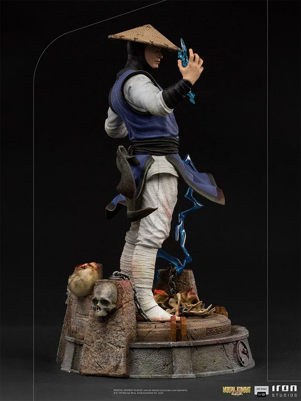 Pedido Estatua Raiden - Mortal Kombat marca Iron Studios escala de arte 1/10