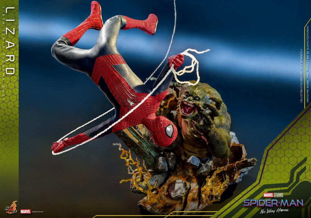 Preventa Base Diorama Lizard - Spider-Man: No Way Home marca Hot Toys ACS013 escala 1/6