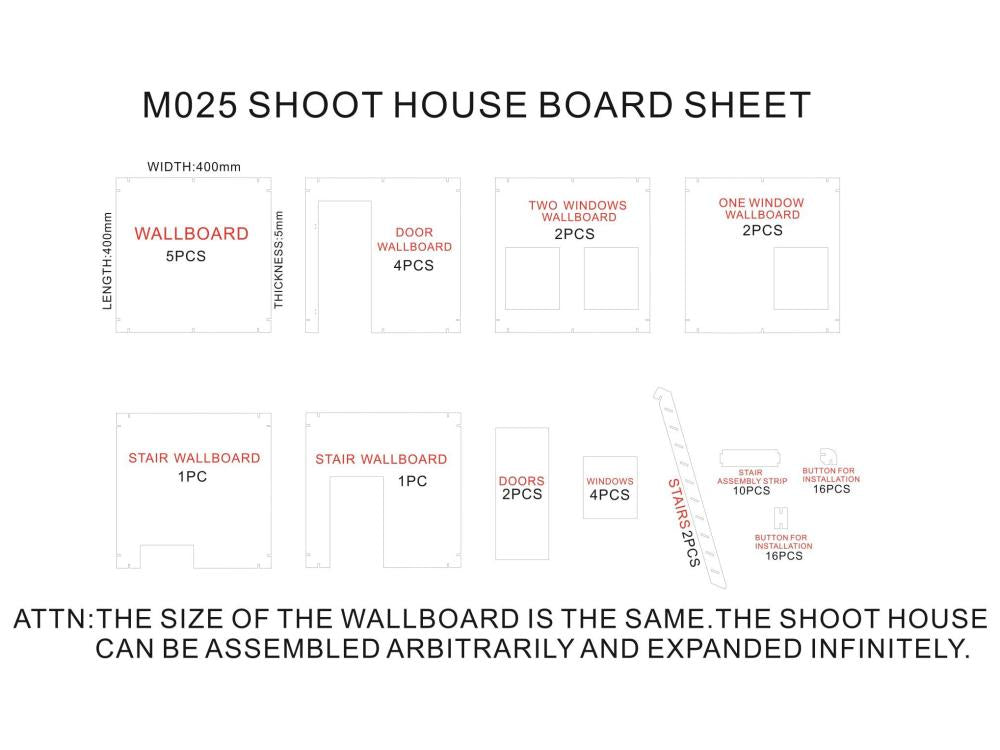 Pedido Diorama Shoot House - Assembly Kit marca Mini Times M025 escala 1/6