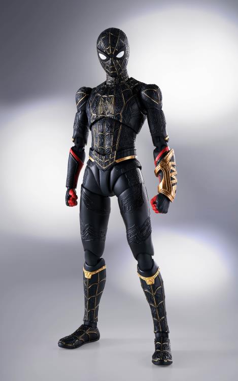 Pedido Figura Spider-Man (Black & Gold Suit) - Spider-Man: No Way Home - S.H.Figuarts marca Bandai Spirits escala pequeña 1/12