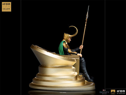 Pedido Estatua Loki on throne - Infinity Saga - CCXP Exclusiva marca Iron Studios escala de arte 1/10