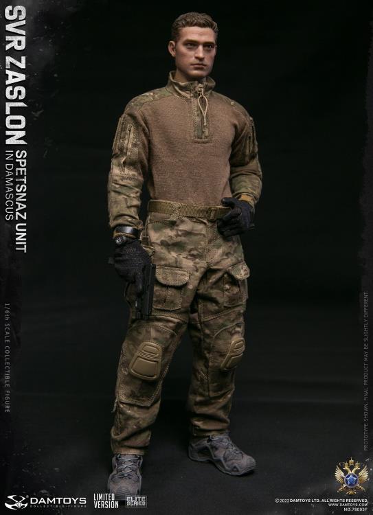 Preventa Figura SVR Zaslon in Damascus (Limited Version) - Russian Spetsnaz Unit marca Damtoys 78093F 1/6 escala 1/6