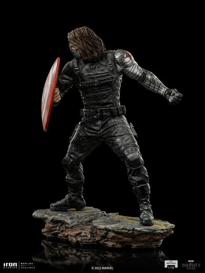 Preventa Estatua Winter Soldier - The Infinity Saga - Battle Diorama Series - marca Iron Studios escala de arte 1/10