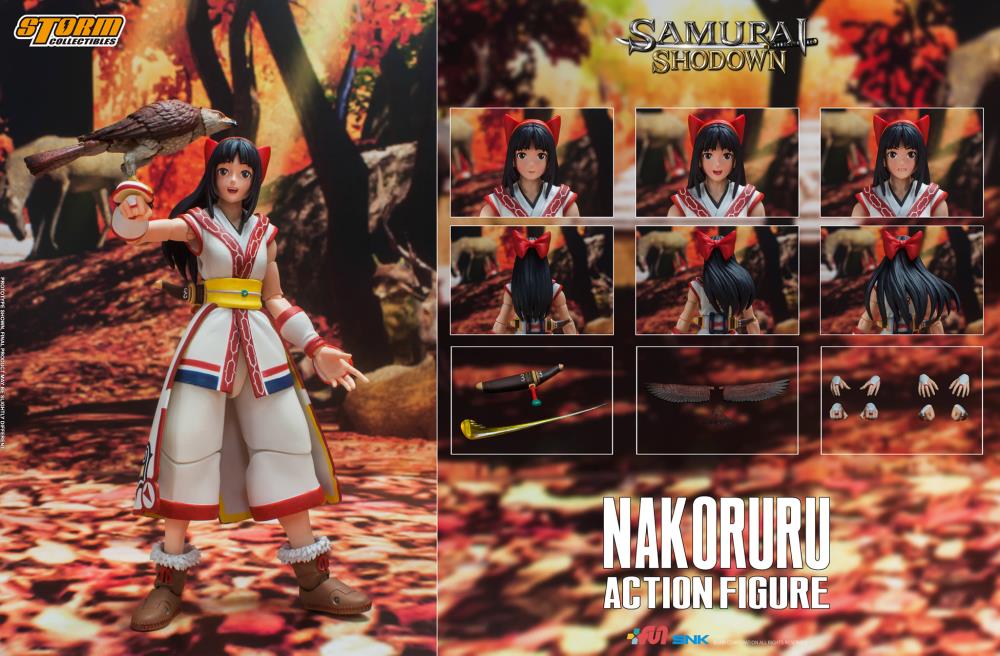 Pedido Figura Nakoruru - Samurai Shodown marca Storm Collectibles escala pequeña 1/12