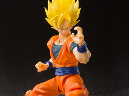 Pedido Figura Super Saiyan Goku Full Power - Dragon Ball Z - S.H.Figuarts marca Bandai Spirits escala pequeña 1/12