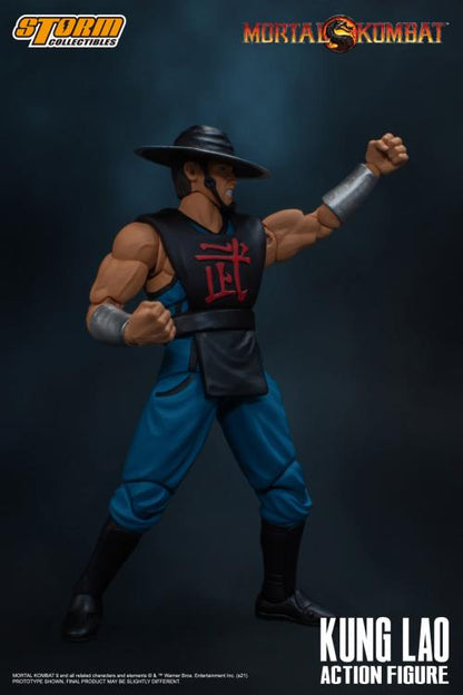 Pedido Figura Kung Lao - Mortal Kombat 2 VS Series marca Storm Collectibles escala pequeña 1/12