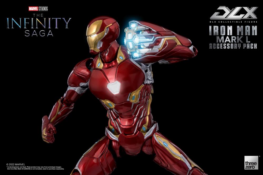 Pedido Set de Accesorios para el DLX Iron Man Mark L 50 - Avengers: Infinity Saga marca Threezero 3Z0362 escala pequeña 1/12