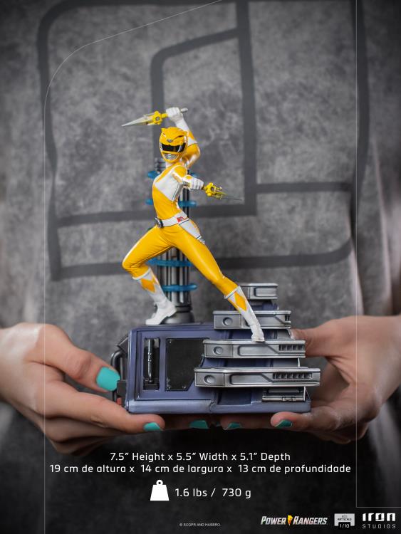 Pedido Estatua Yellow Ranger - Mighty Morphin Power Rangers - Battle Diorama Series (BDS) - marca Iron Studios escala de arte 1/10