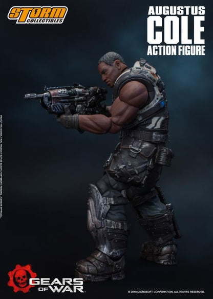 Pedido Figura Augustus Cole - Gears of War marca Storm Collectibles escala pequeña 1/12