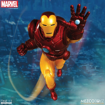 Pedido Figura Iron Man - Marvel - One:12 Collective marca Mezco Toyz escala pequeña 1/12