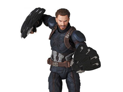 Pedido Figura Captain America - Avengers: Infinity War - MAFEX marca Medicom Toy No.122 escala pequeña 1/12