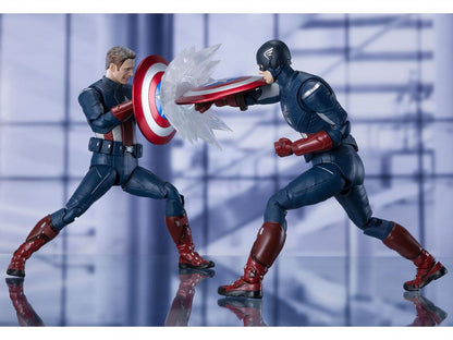 Pedido Figura Captain America (Cap vs. Cap) - Avengers: Endgame - S.H.Figuarts marca Bandai Spirits escala pequeña 1/12