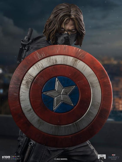 Preventa Estatua Winter Soldier - The Infinity Saga - Battle Diorama Series - marca Iron Studios escala de arte 1/10