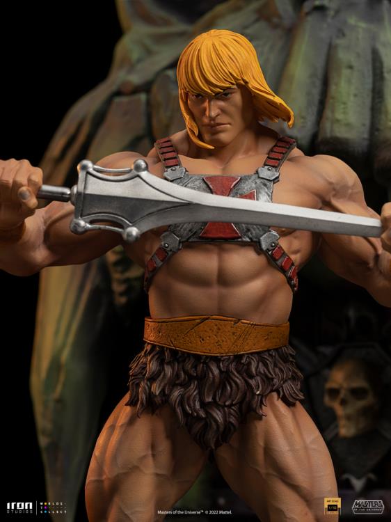 Pedido Estatua He-Man Deluxe - Masters of the Universe - marca Iron Studios escala de arte 1/10