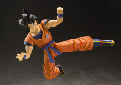 Pedido Figura Goku (A Saiyan Raised On Earth) - Dragon Ball Z - S.H.Figuarts marca Bandai Spirits escala pequeña 1/12