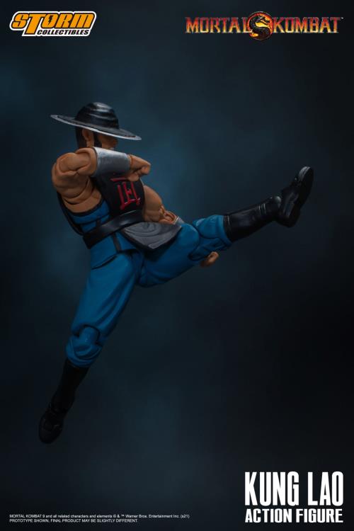 Pedido Figura Kung Lao - Mortal Kombat 2 VS Series marca Storm Collectibles escala pequeña 1/12