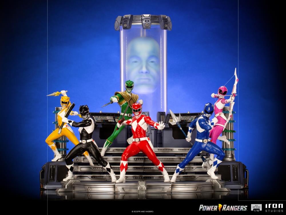 Pedido Estatua Yellow Ranger - Mighty Morphin Power Rangers - Battle Diorama Series (BDS) - marca Iron Studios escala de arte 1/10