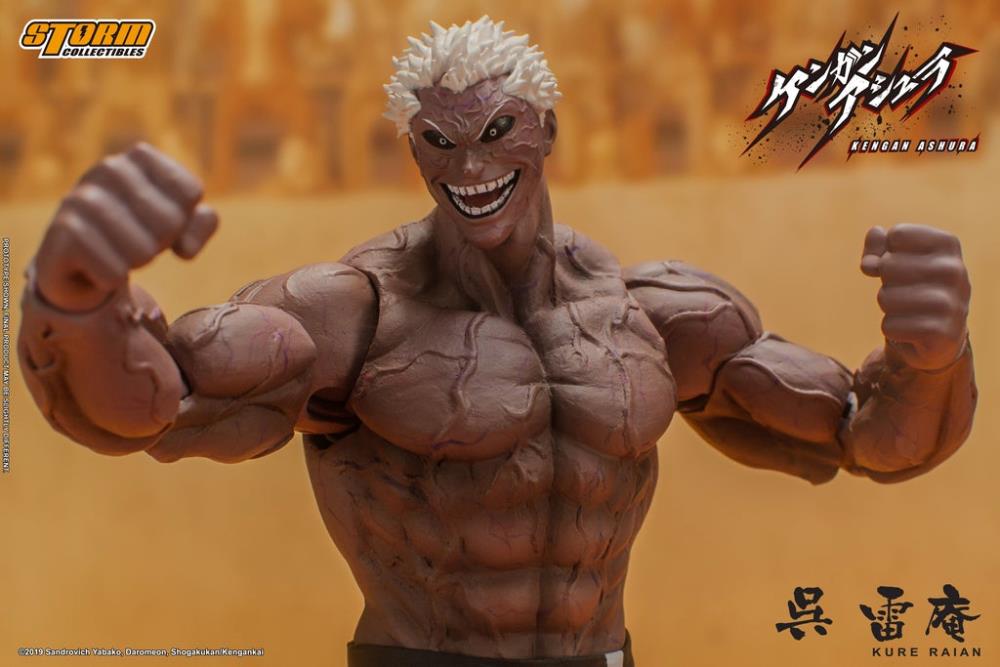 Pedido Figura Kure Raian - Kengan Ashura marca Storm Collectibles SYKA02 escala pequeña 1/12