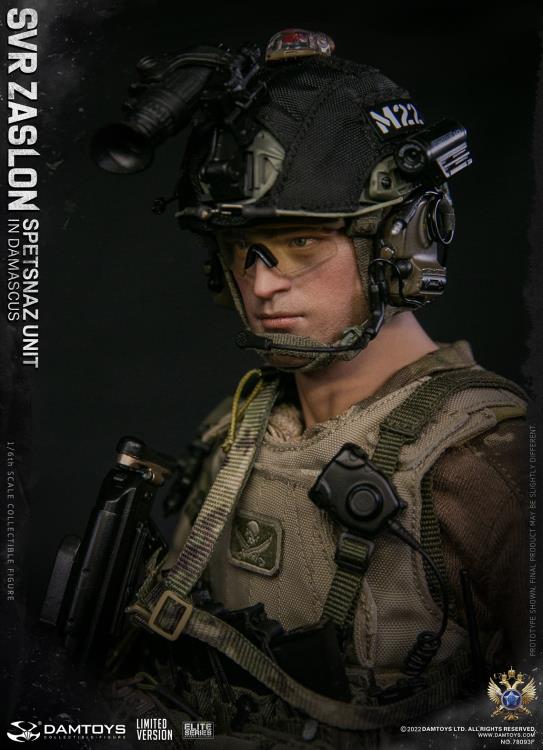 Preventa Figura SVR Zaslon in Damascus (Limited Version) - Russian Spetsnaz Unit marca Damtoys 78093F 1/6 escala 1/6