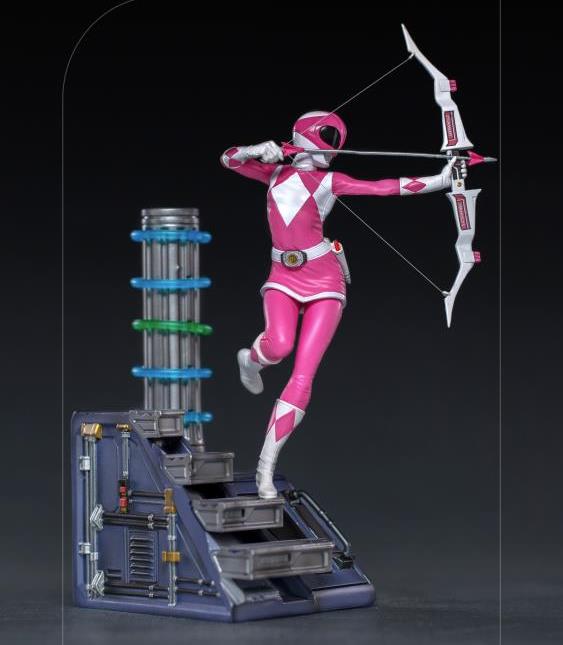 Pedido Estatua Pink Ranger - Mighty Morphin Power Rangers - Battle Diorama Series (BDS) - marca Iron Studios escala de arte 1/10