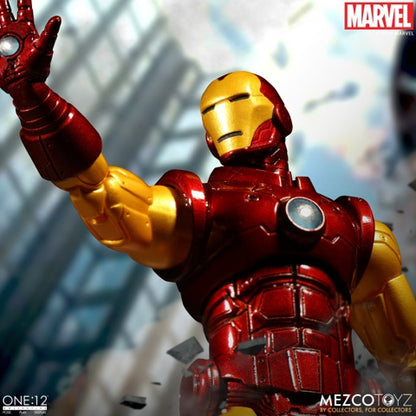 Pedido Figura Iron Man - Marvel - One:12 Collective marca Mezco Toyz escala pequeña 1/12