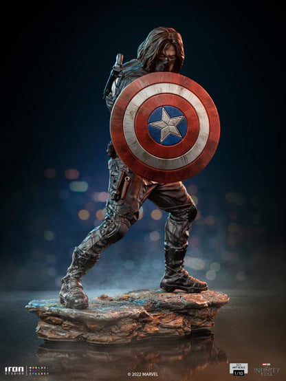 Preventa Estatua Winter Soldier - The Infinity Saga - Battle Diorama Series - marca Iron Studios escala de arte 1/10