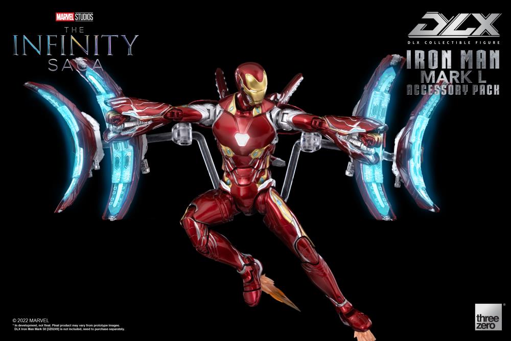 Pedido Set de Accesorios para el DLX Iron Man Mark L 50 - Avengers: Infinity Saga marca Threezero 3Z0362 escala pequeña 1/12