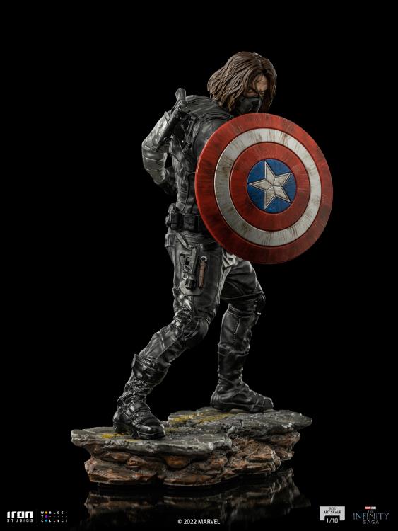 Preventa Estatua Winter Soldier - The Infinity Saga - Battle Diorama Series - marca Iron Studios escala de arte 1/10