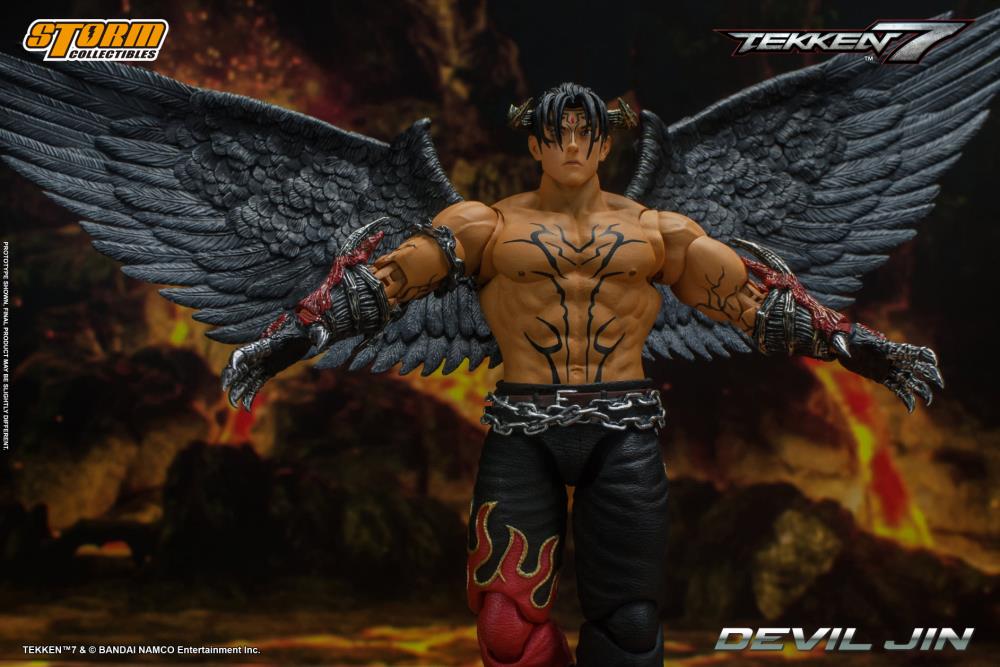 Pedido Figura Devil Jin - Tekken 7 marca Storm Collectibles escala pequeña 1/12