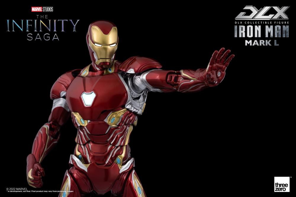 Pedido Figura DLX Iron Man Mark L (50) - Avengers: Infinity Saga marca Threezero 3Z0249 escala pequeña 1/12